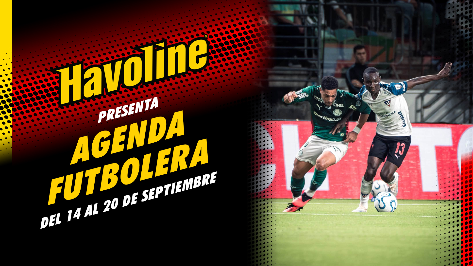 Agenda Futbolera del 14 al 20 de septiembre del 2026